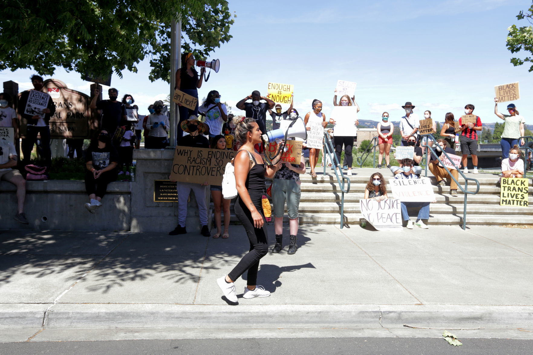 Napa protest against police violence